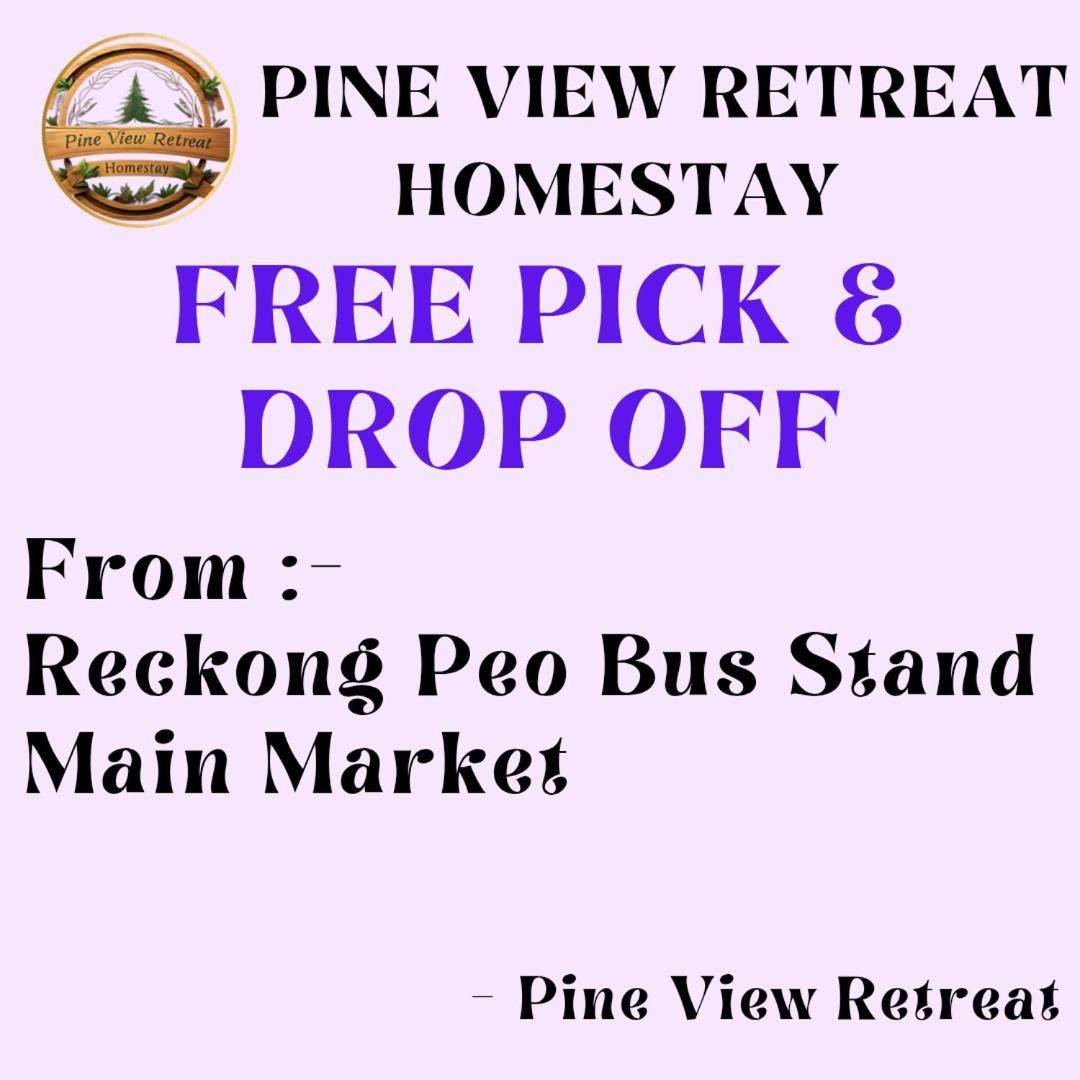 Pine View Retreat Homestay 칼파 외부 사진