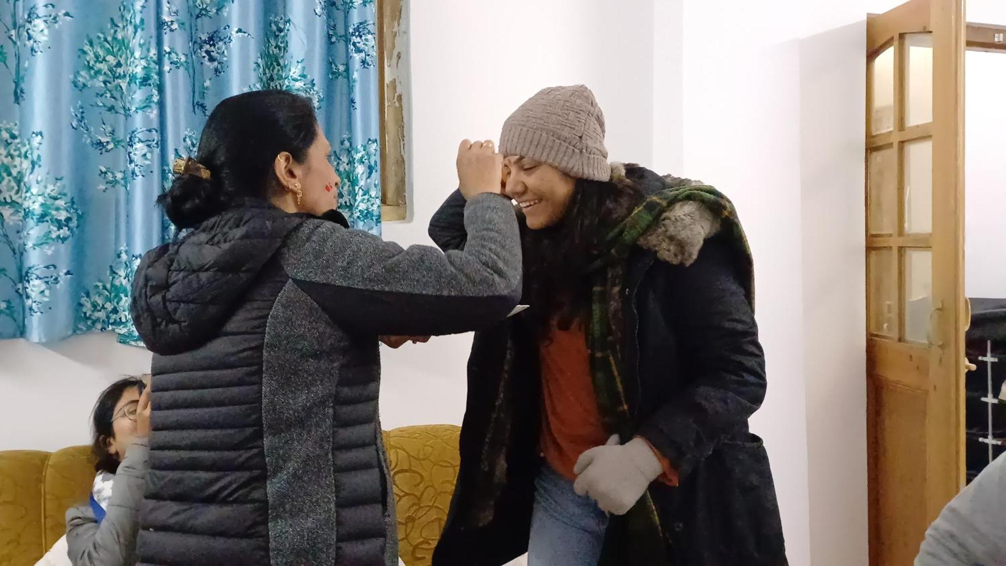 Pine View Retreat Homestay 칼파 외부 사진
